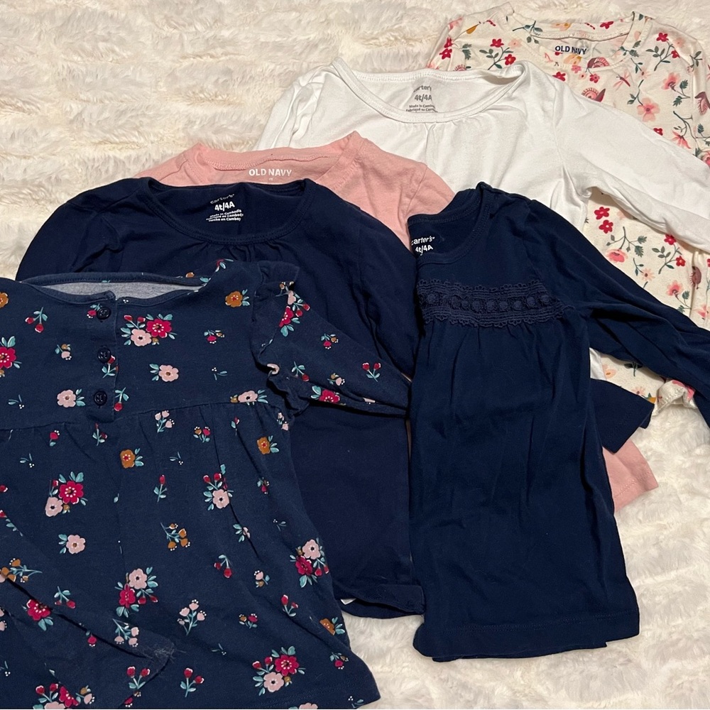 Lot of 4T girls’ long sleeves